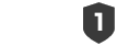 Host1 logo monochromatyczne